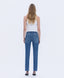 WINNIE HIGH RISE MEDIUM DARK WASH SLIM STRAIGHT JEANS