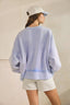 Hug Distressed Washed Sweatshirt Pullover