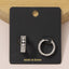Princess Cz And Milgrain Huggie Earring Set: S