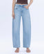 Brylee High Rise Crop Barrel Jean