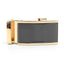 Mens Genuine Leather Sliding Buckle Belt