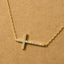 Cross Jewel Pendant Necklace: G