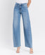 WINSLET SUPER HIGH RISE FULL LENGTH WIDE BARREL JEANS