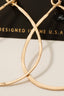 Handmade Thin Teardrop Cutout Earrings: G