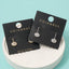 Oval Bezel Cz Drop Earrings: 2SILVER