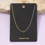 Gold Dainty Paperclip Chain Necklace: G
