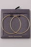 Skinny 60mm Hoop Earrings