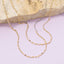 Gold Dainty Paperclip Chain Necklace: TT