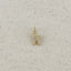 18k Gold filled  Micro CZ Initial Letter Charm