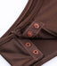 Seamless Crew Neck Bodysuit - Brown