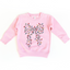 Coquette Bow Christmas Lights Sweater