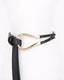 Double Leather Loop Belt