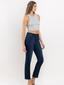 Emma High Rise Ankle Slim Straight Jeans