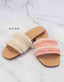 Ashley Flat Sandal - Nude