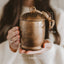 Holiday Soy Candle - 13.5 oz Antique Gold Bell Jar
