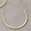 Large Teardrop Shape Hoop Earrings: G