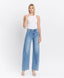 WINSLET SUPER HIGH RISE FULL LENGTH WIDE BARREL JEANS