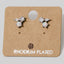 Mini Triple Rhinestone Stud Earring: G
