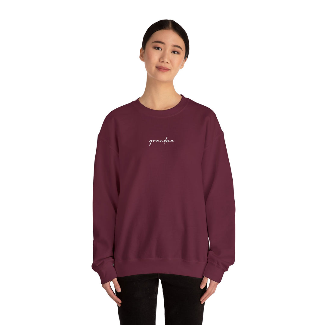 Grandma Embroidered Crewneck Sweatshirt