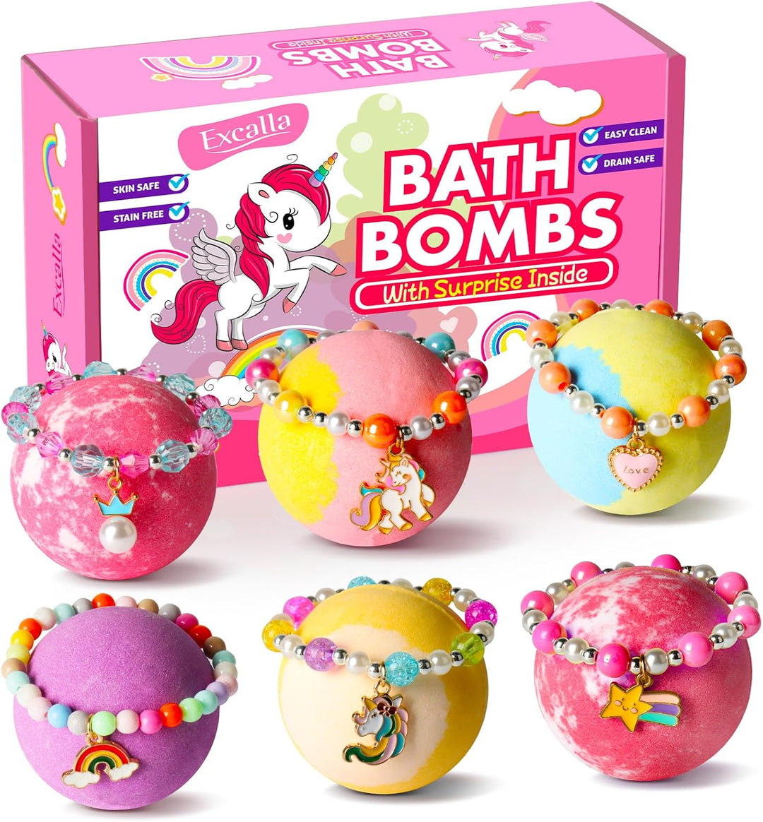 Unicorn Bath Bombs with Surprise Inside
