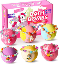 Unicorn Bath Bombs with Surprise Inside