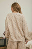 DITSY FLORAL BOXY CREW NECK SWEATSHIRT: KHAKI MULTI