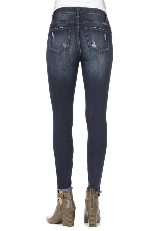 Maternity Distressed Frayed Ankle