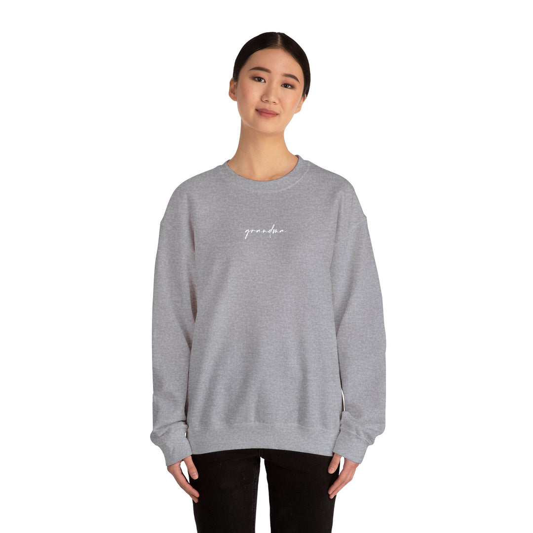 Grandma Embroidered Crewneck Sweatshirt