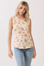 Floral Ribbed Tank Top
