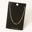 Gold Dipped Chain Link Necklace: G