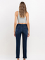 Emma High Rise Ankle Slim Straight Jeans