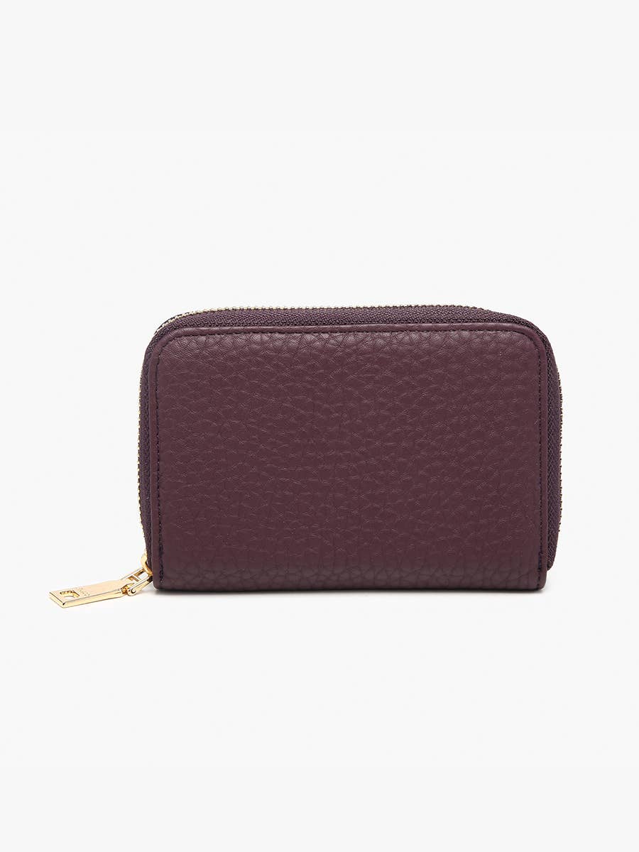 Alessia Zip-Around Wallet: Chocolate