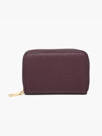 Alessia Zip-Around Wallet: Chocolate