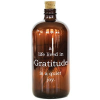 Gratitude Apothecary Jar