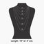 18K Gold Dipped Oval Disc Station Necklace: RH