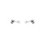 Classic CZ Tiny Diamond Screw Flat Back Earrings: Gold