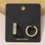 Princess Cz And Milgrain Huggie Earring Set: S
