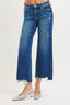 RISEN High Rise Crop Wide Leg Jeans