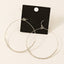 Gold Dipped Mini Beaded Hoop Drop Earrings: G