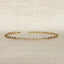 18k Gold Filled 2mm Cz Bar Bracelet