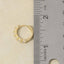 Mixed Cz Round And Baguette Huggie Earring Set: G