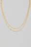 Gold Dipped Mixed Chains Necklace