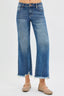 Tatum Mid Rise Crop Straight Jean