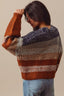 Multi Color Stripe Sweater Cardigan
