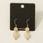 Faceted Gemstone Dangle Drop Earrings: MI