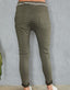 Amy Textured Joggers - Army Green