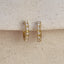 18k Gold Filled Fresh Water Pearl Hoop Earrings