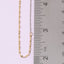 Gold Dainty Paperclip Chain Necklace: TT