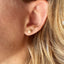 18k Gold Filled Simulated Pearl Stud