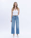 Willa Tummy Control High Rise Crop Wide Jean